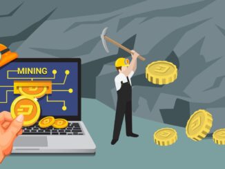 Laptop and Dash miner