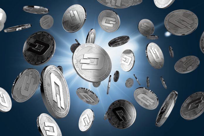 Dash coins are falling