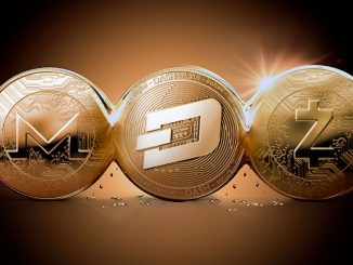 Dash Monero Zcash coins